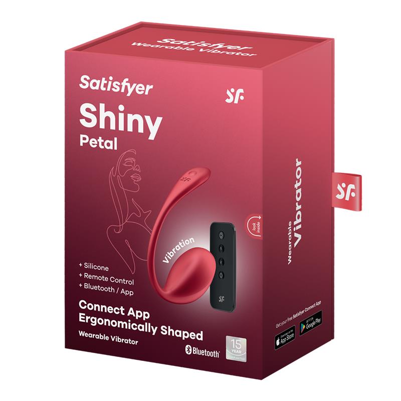 SATISFYER - SHINY PETAL CON APP SATISFYER CONNECT ROJO