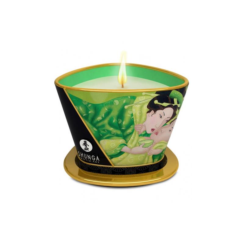 SHUNGA - VELA DE MASAJE VERDE EXÓTICO