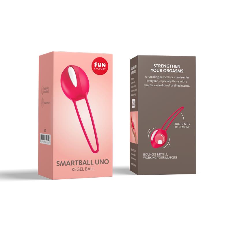 FUN FACTORY - SMARTBALL UNO BOLA KEGEL WHITE/INDIA RED