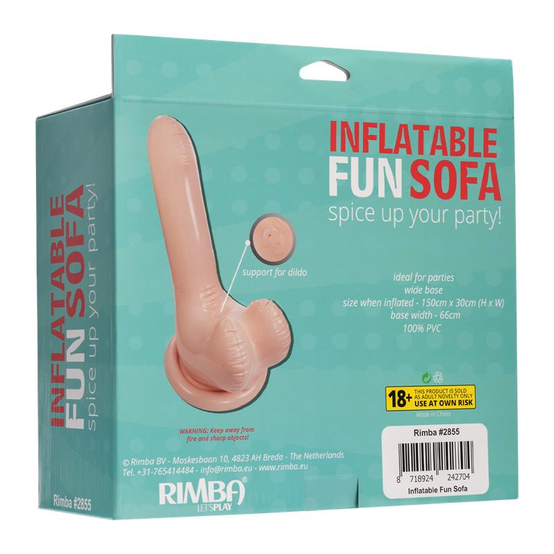 INFLATABLE FUN - SOFA HINCHABLE SPICE UP YOUR PARTY 150 CM