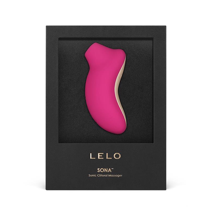 LELO - SONA SUCCIONADOR DE CLÍTORIS CEREZA