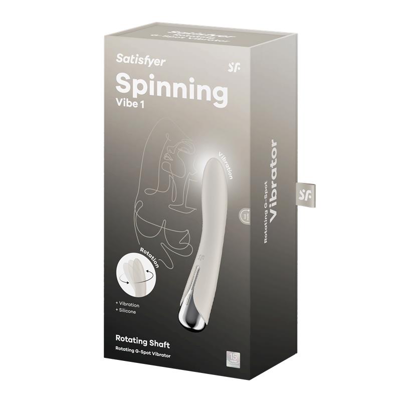 SATISFYER - SPINNING VIBE 1 VIBRADOR Y ROTADOR BEIGE