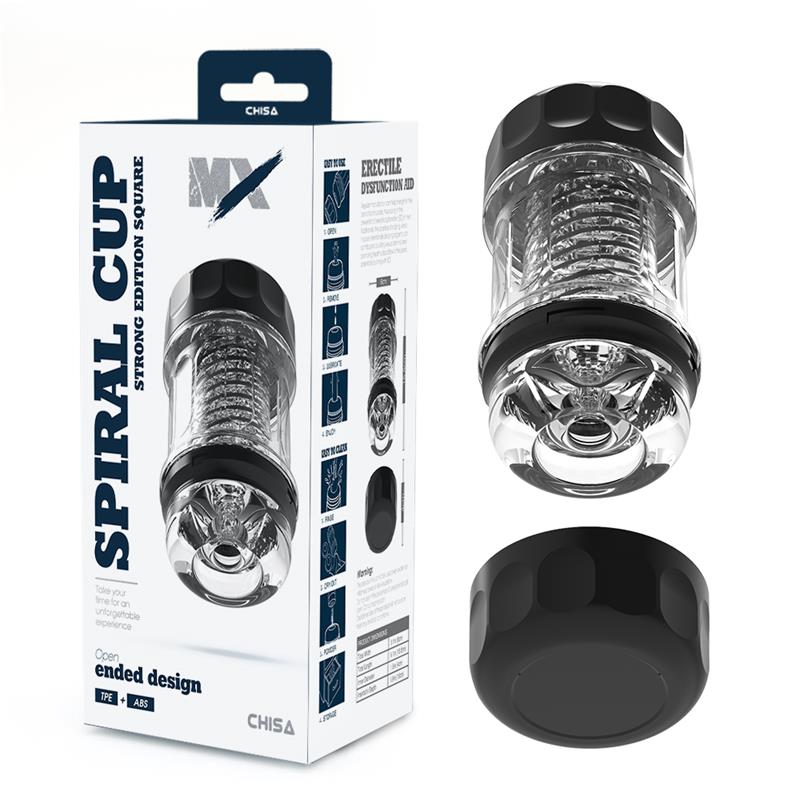 CHISA - SPIRAL CUP STRONG EDITION SQUARE MASTURBADOR MASCULINO