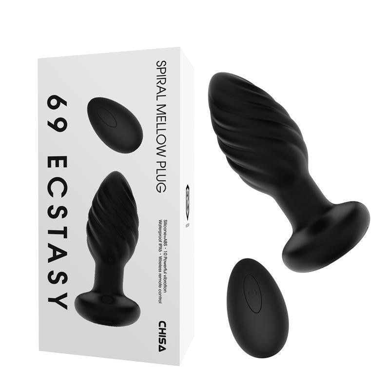 CHISA - SPIRAL MELLOW PLUG ANAL CON VIBRACIÓN Y CONTROL REMOTO