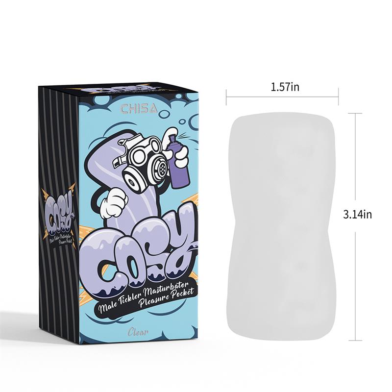 CHISA - STAMINA MASTURBADOR PLEASURE POCKET TRANSPARENTE