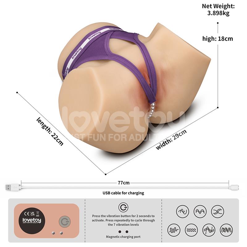 LOVETOY - STREETGIRLS MASTURBADOR DUAL MOTOR SENSATION PULSE