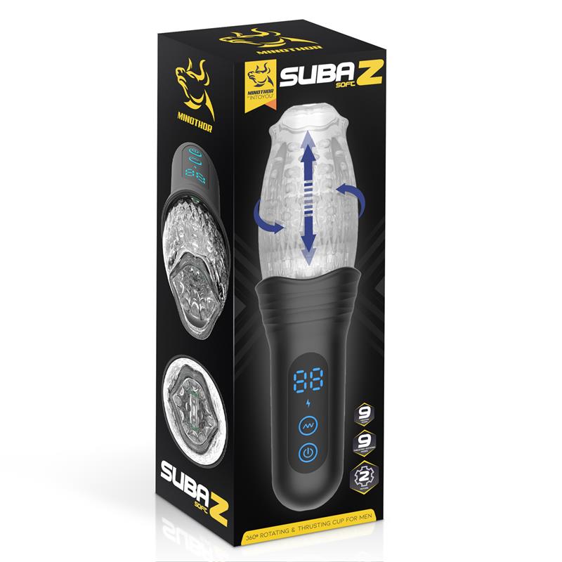 MINOTHOR - SUBAZ MASTURBADOR MASCULINO CON THRUSTING Y ROTACIÓN 360º