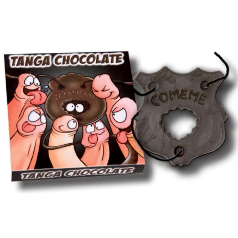 DULCISWEET - F.B.I. SILHOUETTE GUMMY THONG MINT-CHOCOLATE