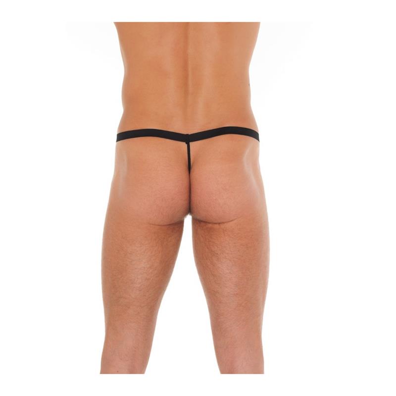 AMORABLE - TANGA NEGRO TALLA ÚNICA