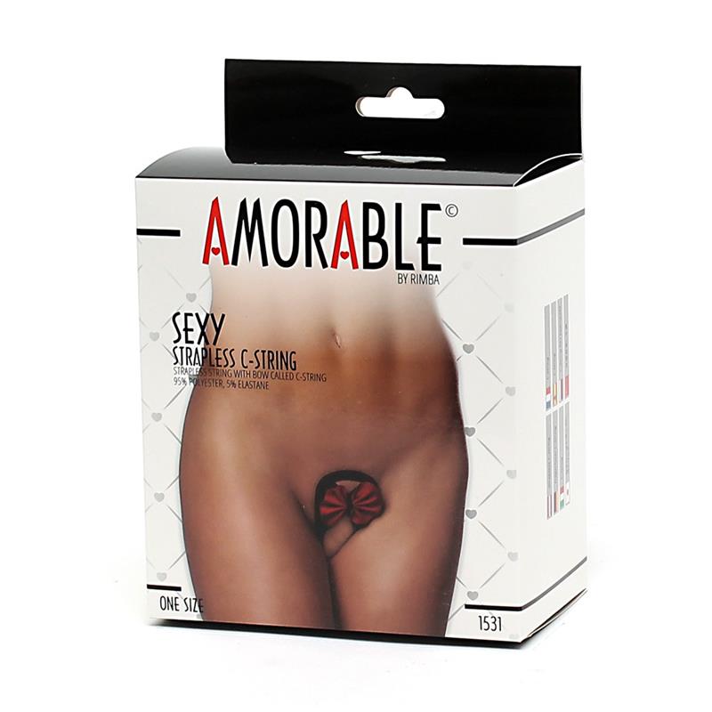 AMORABLE - TANGA INVISIBLE TALLA ÚNICA