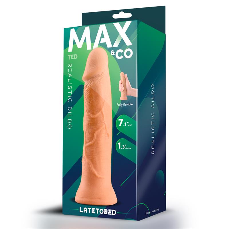 MAX & CO - TED DILDO REALISTA 7.1 NATURAL