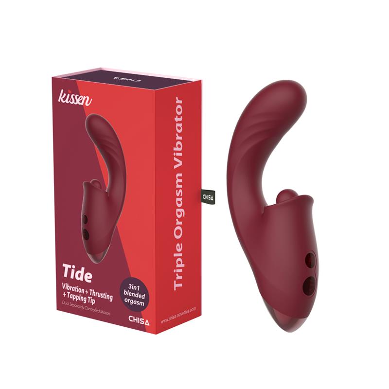 KISSEN - TIDE VIBRADOR CON THRUSTING Y TAPPING