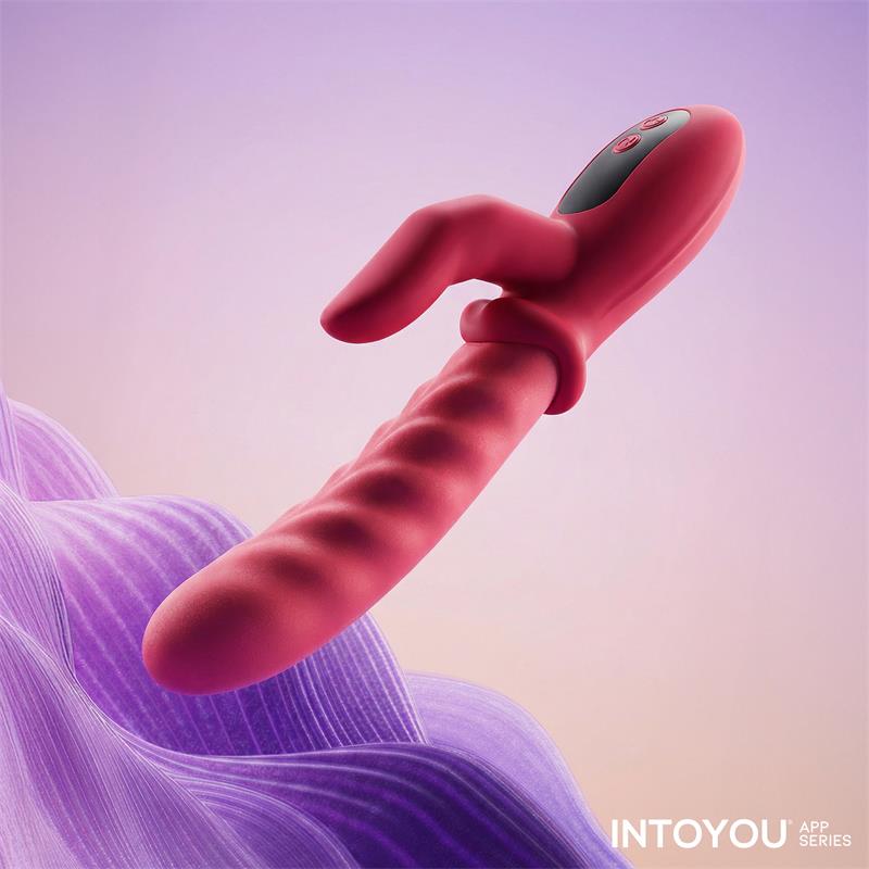 INTOYOU APP SERIES - TINGLY VIBRADOR CON FINGER Y MOVIMIENTO WAVING CON APP