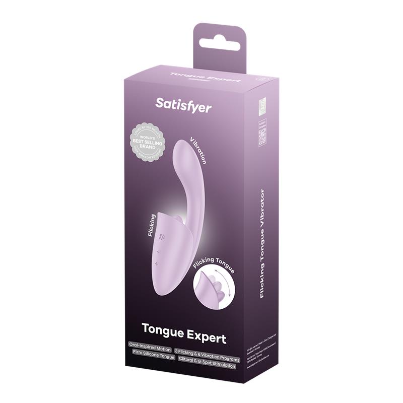 SATISFYER - TONGUE EXPERT LAVANDA