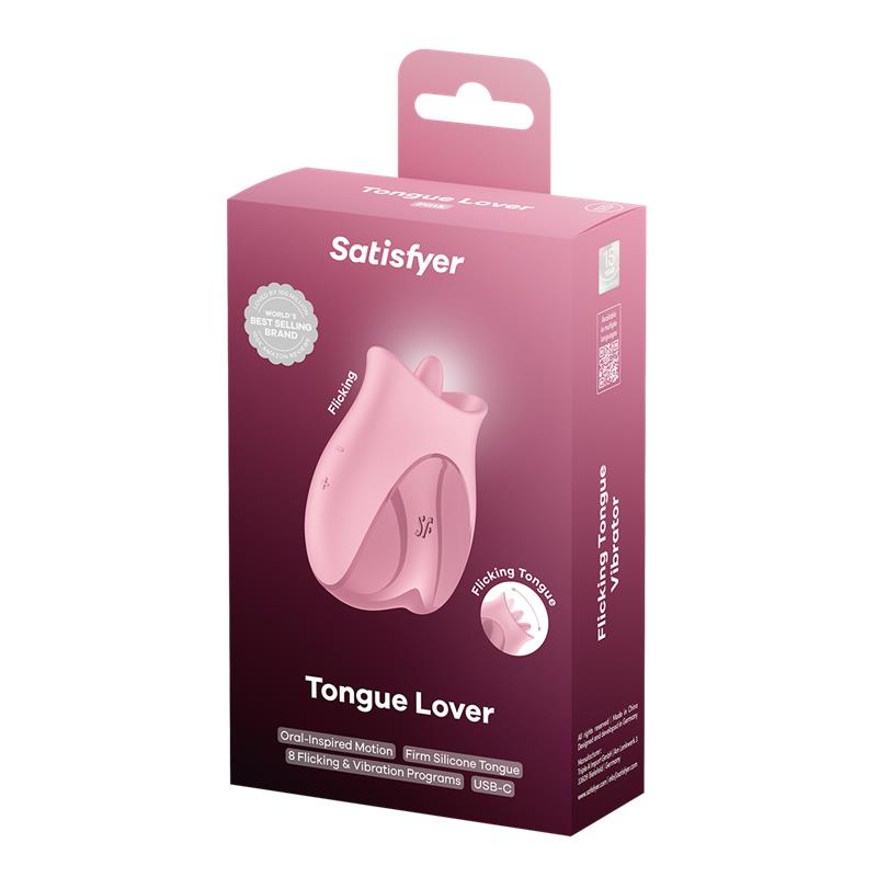 SATISFYER - TONGUE LOVER ROSA