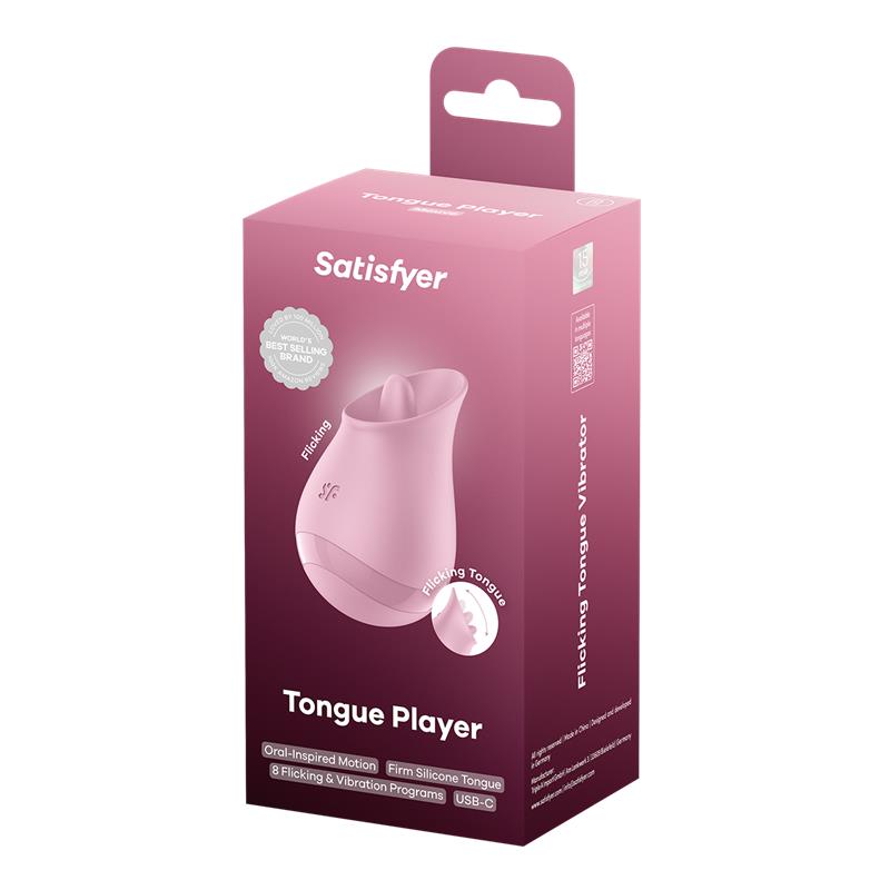 SATISFYER - TONGUE PLAYER MAUVE