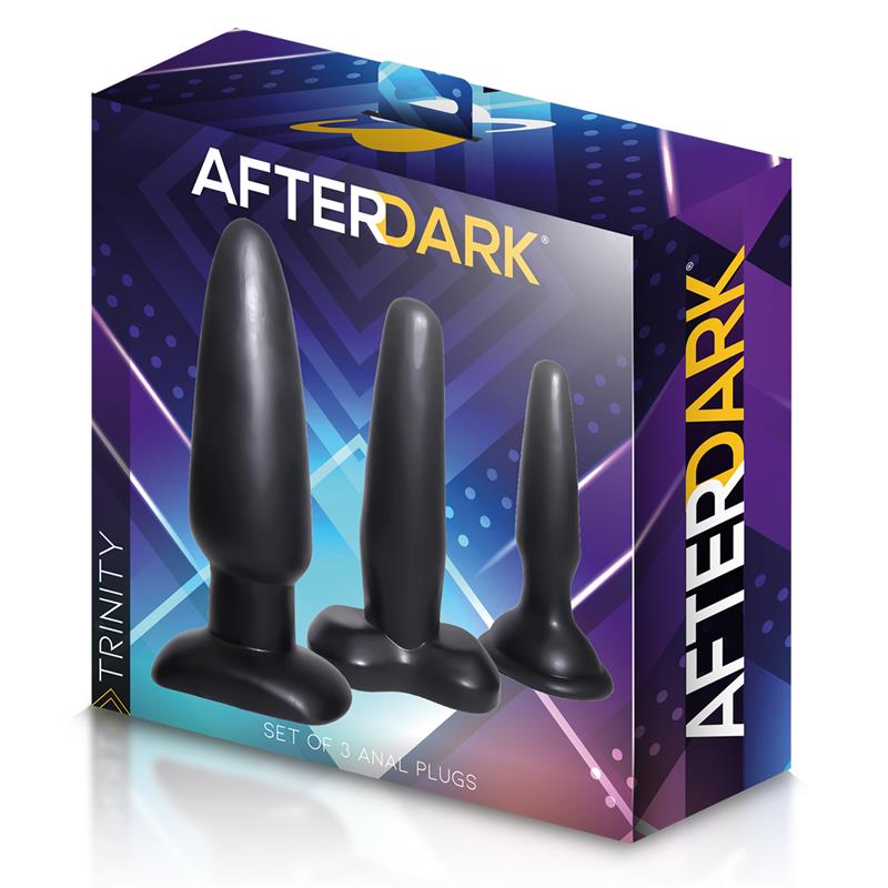 AFTERDARK - TRINITY SET DE 3 PLUGS ANALES