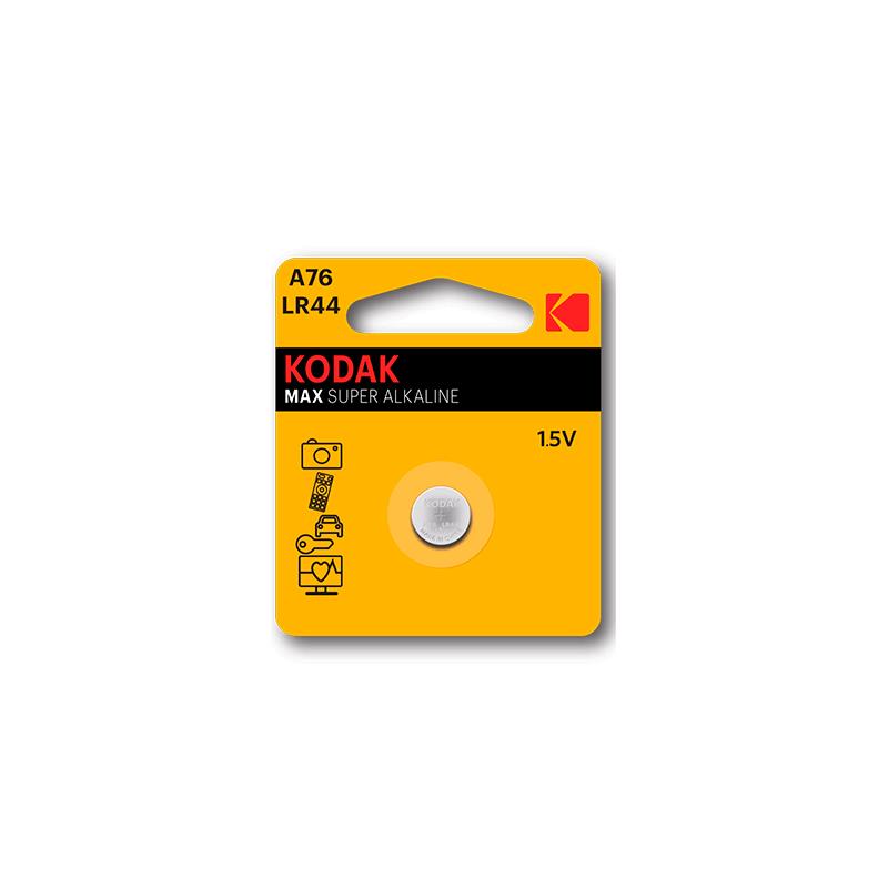 KODAK - ULTRA PILA ALCALINA A76 LR44 BLISTER DE 1