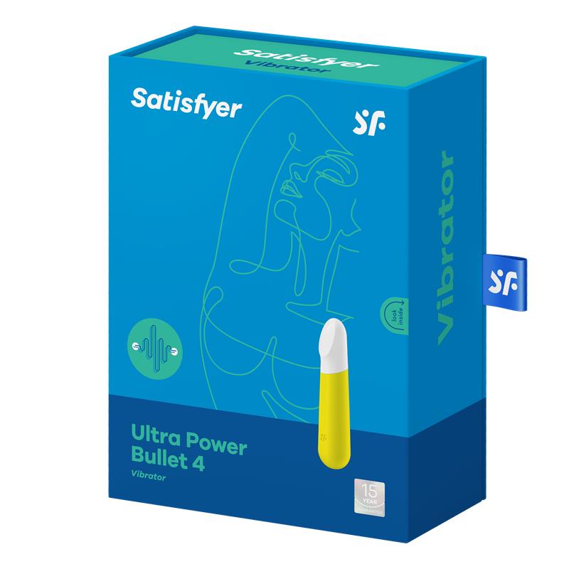 SATISFYER - ULTRA POWER BULLET 4 BALA VIBRADORA AMARILLA
