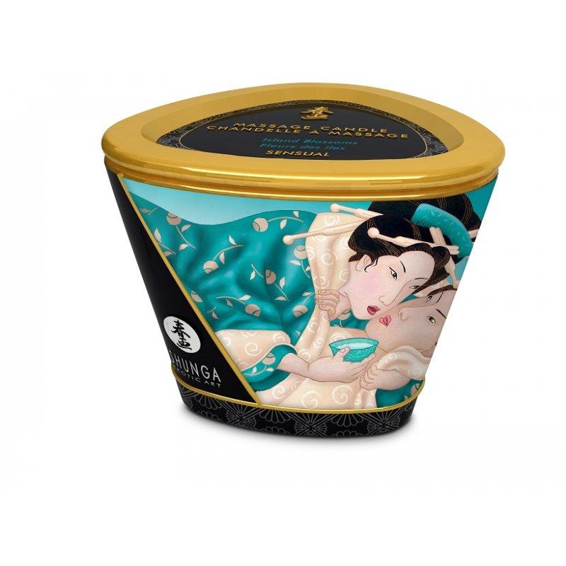 SHUNGA - VELA DE MASAJE ISLAND BLOSSOMS 170 ML
