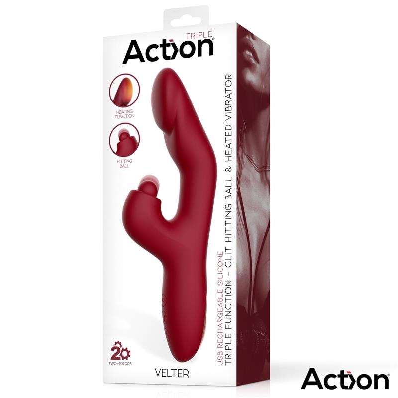 ACTION - VELTER SOFT CLIT HITTING BALL CON VIBRACIÓN Y EFECTO CALOR