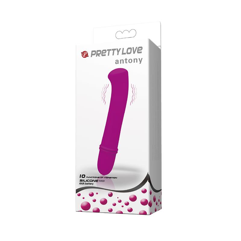 PRETTYLOVE - VIBRADOR ANTONY COLOR PÚRPURA