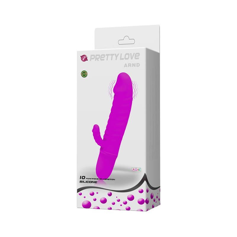 PRETTYLOVE - VIBRADOR ARND COLOR PÚRPURA