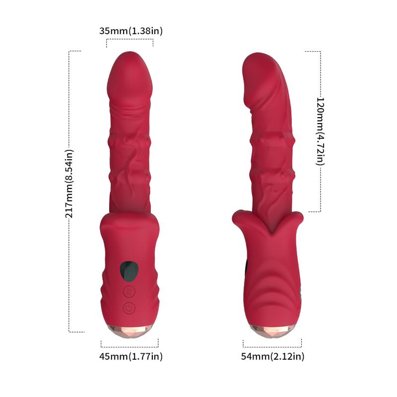 URBAN SKY - VIBRADOR CON MOVIMIENTO VERTICAL CON PANTALLA DIGITAL