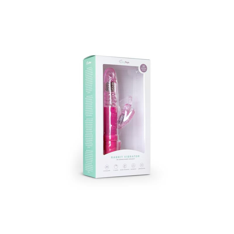 EASYTOYS - VIBRADOR DE CONEJITO - MARIPOSA ROSA