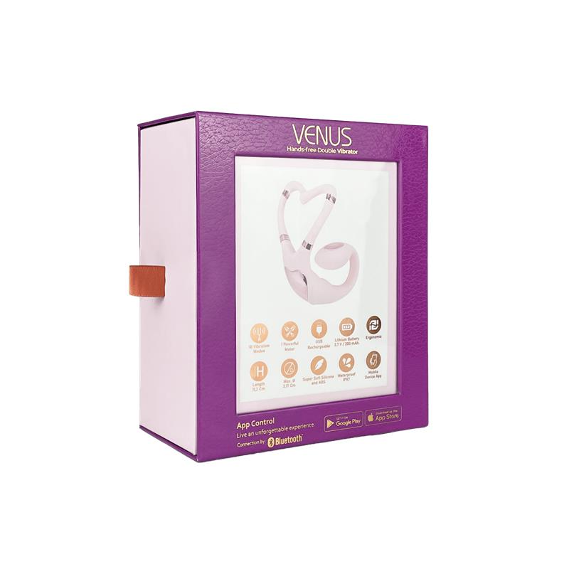 ADRIEN LASTIC - VIBRADOR DOBLE VENUS CON APP