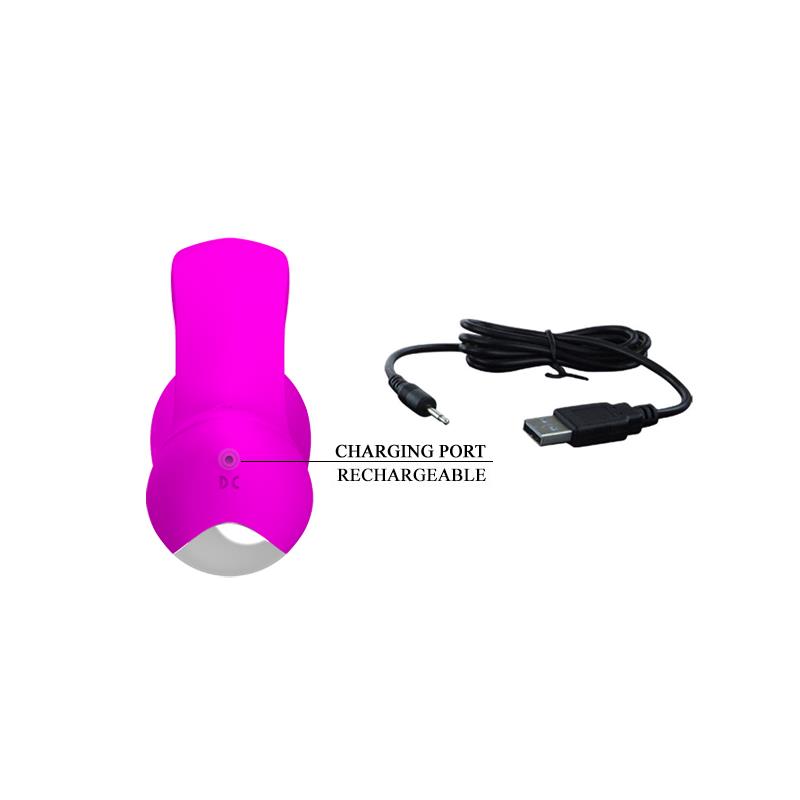 PRETTYLOVE - VIBRADOR DYLAN COLOR PÚRPURA