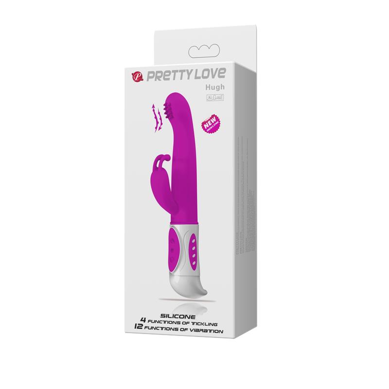 PRETTYLOVE - VIBRADOR HUGH COLOR ROSA