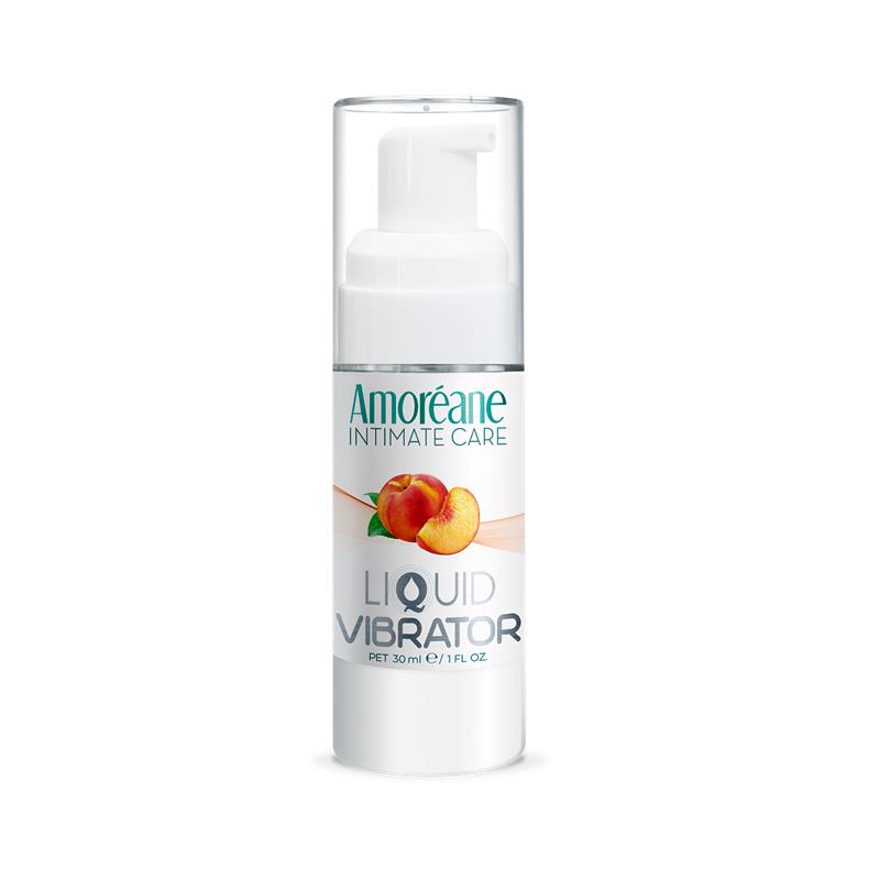 AMOREANE - VIBRADOR LÍQUIDO SABOR MELOCOTÓN 30 ML