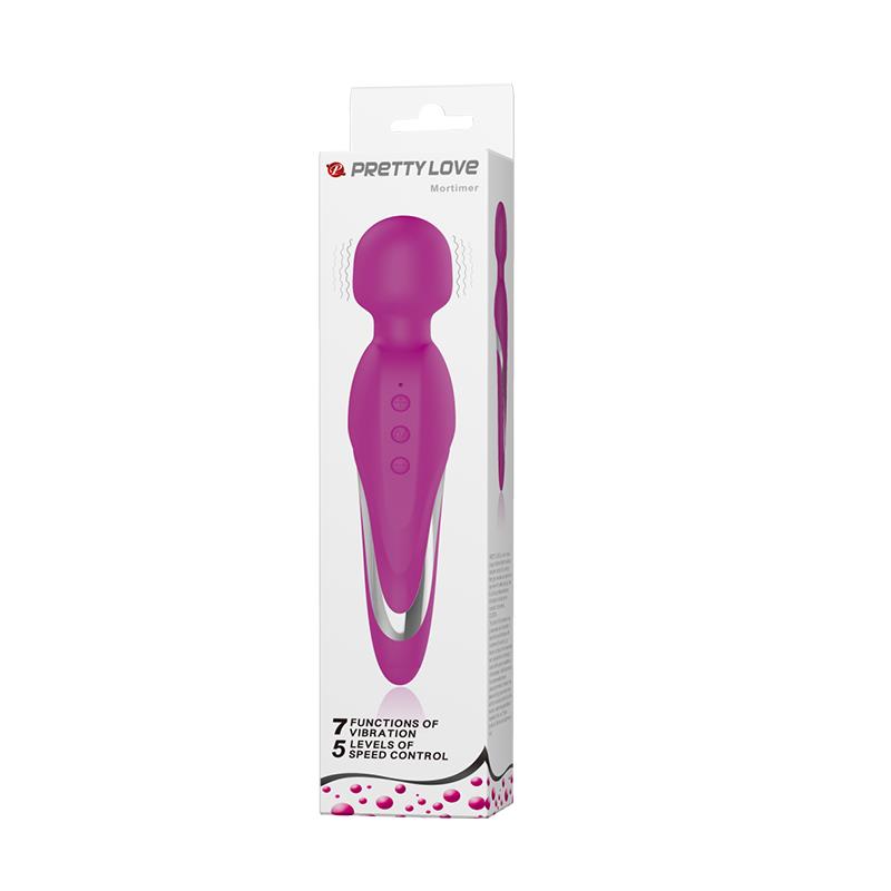 PRETTYLOVE - VIBRADOR MORTIMER USB PURPURA