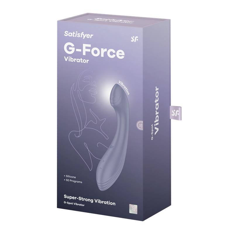SATISFYER - VIBRADOR PARA EL PUNTO G - G-FORCE VIOLETA