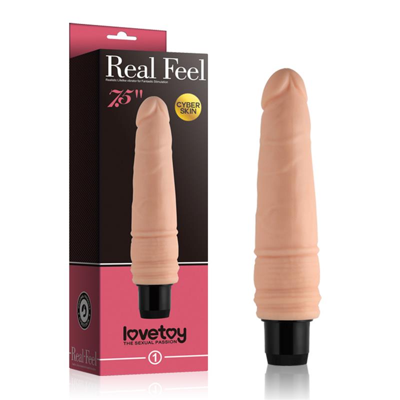 LOVETOY - VIBRADOR REAL FEEL 7.5 NATURAL