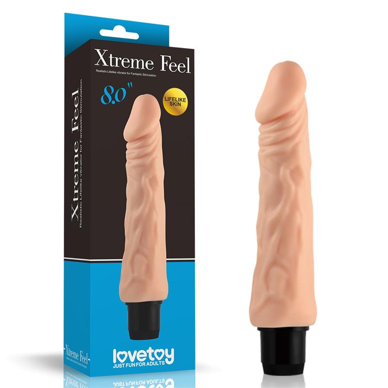 LOVETOY - VIBRADOR REAL FEEL 8 NATURAL