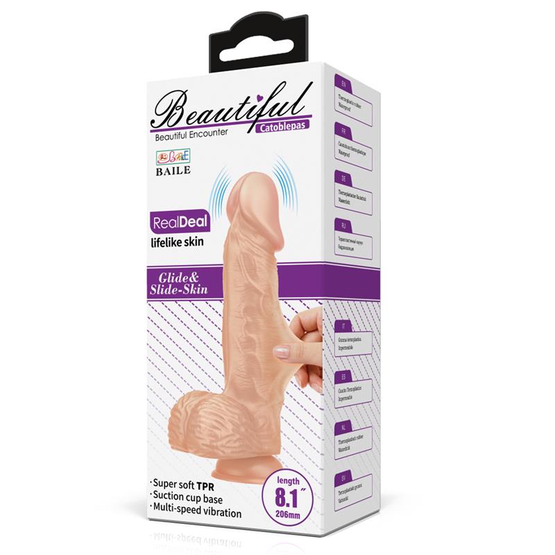 BAILE - VIBRADOR REALISTA 8,1 CONTROL REMOTO