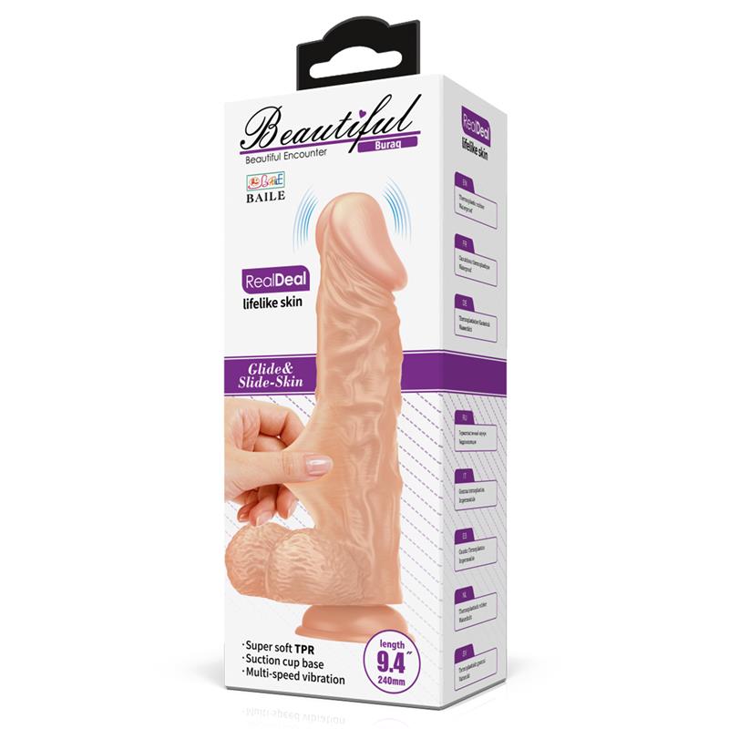 BAILE - VIBRADOR REALISTA 9.4 CONTROL REMOTO