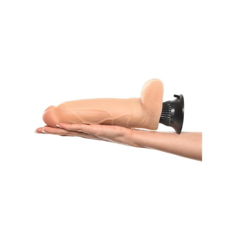 REAL FEEL DELUXE - VIBRADOR REALISTA NO.5 20,3 CM NATURAL