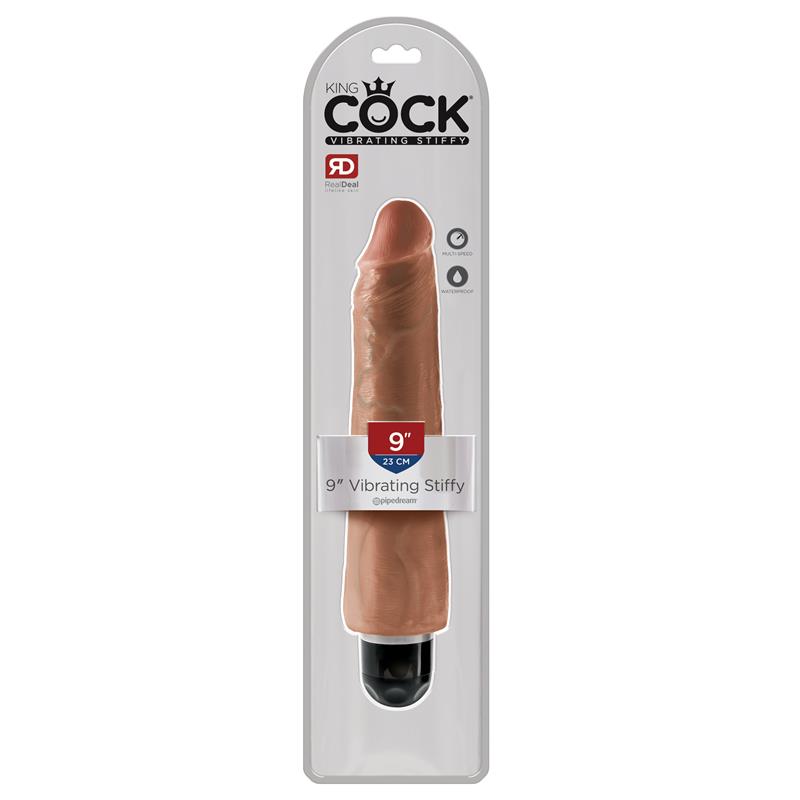 KING COCK - VIBRADOR STIFFY 9 BRONZEADO