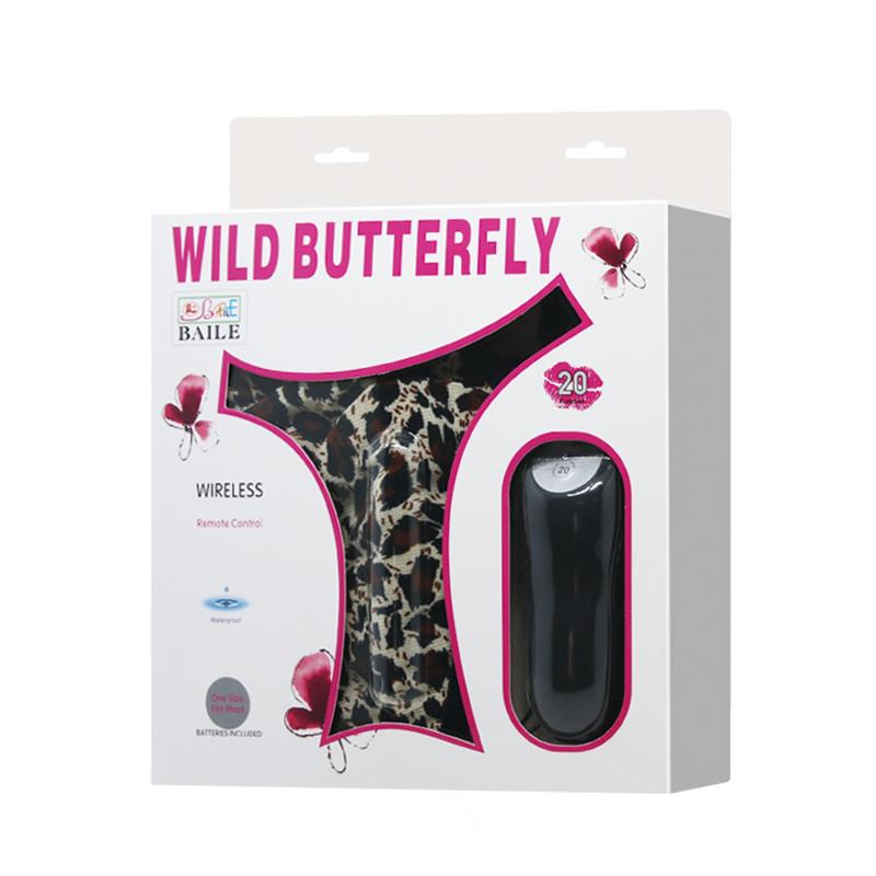 BAILE - WILD BUTTERFLY BRAGUITA CON BALA VIBRADORA Y CONTROL REMOTO