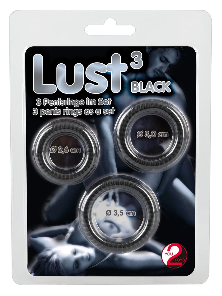 YOU2TOYS - LUST COCK RING TRIO