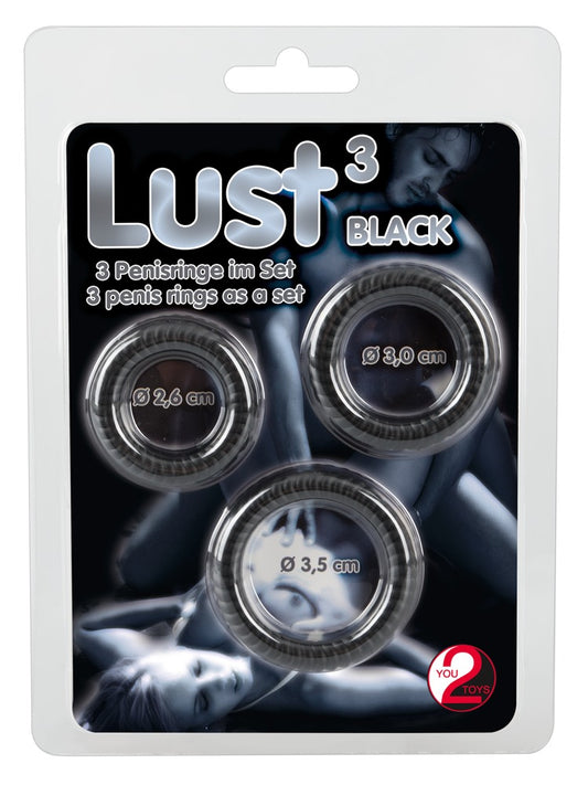 YOU2TOYS - LUST COCK RING TRIO