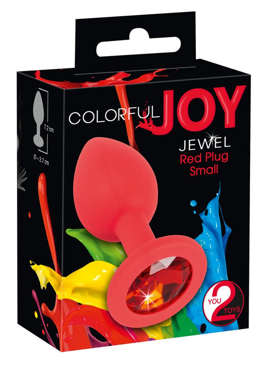 COLORFUL JOY - JEWEL RED PLUG SMALL