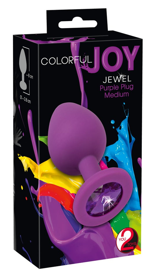 COLORFUL JOY - JEWEL PURPLE PLUG MEDIUM