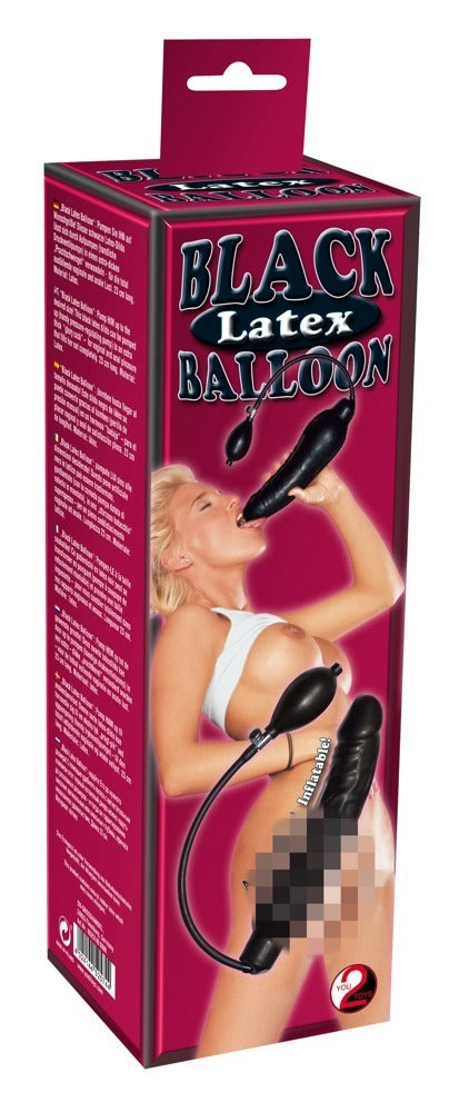 YOU2TOYS - BLACK LATEX BALLOON