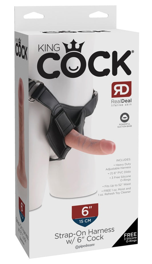KING COCK - STRAP-ON WITH 6 INCH