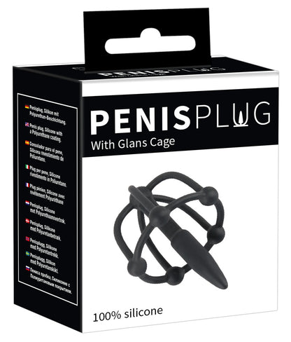 PENISPLUG - WITH GLANS CAGE