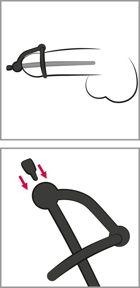PENISPLUG - PISS PLAY WITH GLANS RING & STOPPER Ø 35MM - HOLLOW